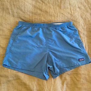 Patagonia Blue Women’s 5 inch Baggies Shorts